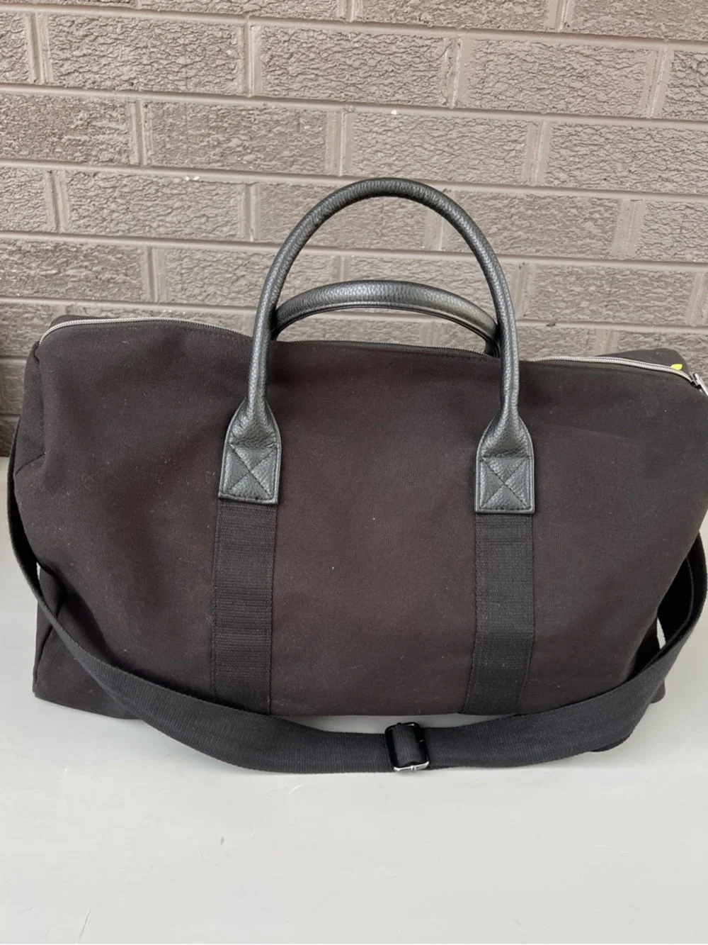 Polo by Ralph Lauren Black Canvas Duffel with Embroidered Polo Logo